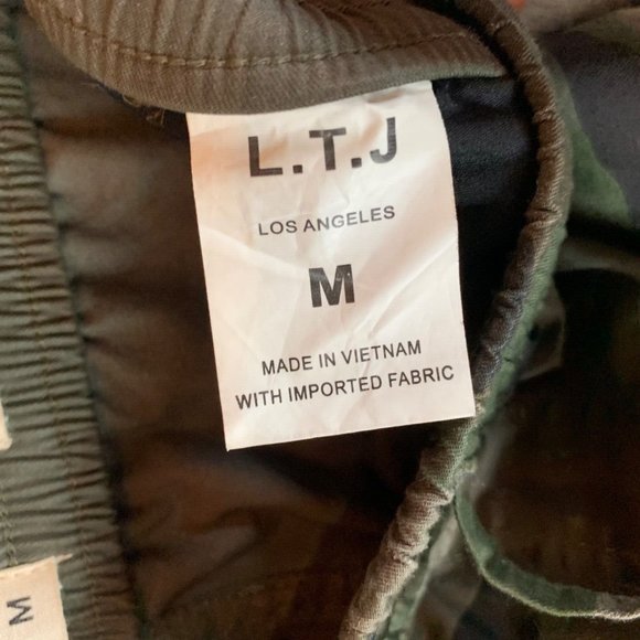 L.T.J Letter To Juliet Women's High Rise Cargo Jogger Pants In Camo Size M 8504 - Picture 6 of 10